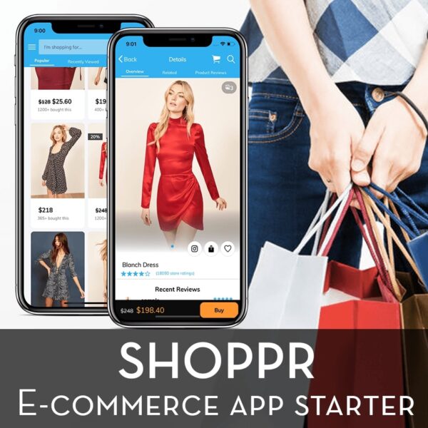 Ecommerce Shopping App Template | Ionic 5 + WooCommerce