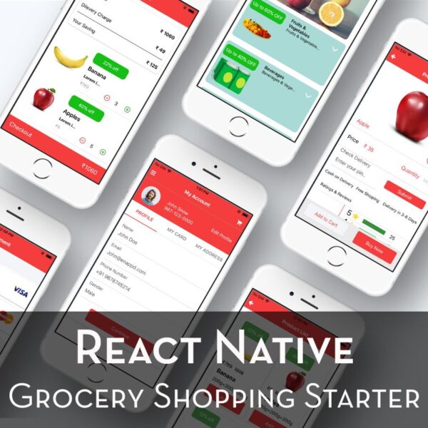 Grocery Shopping App Template | React Native