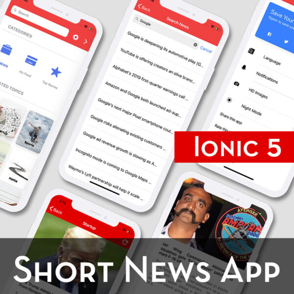Viral News App Template | Ionic 5